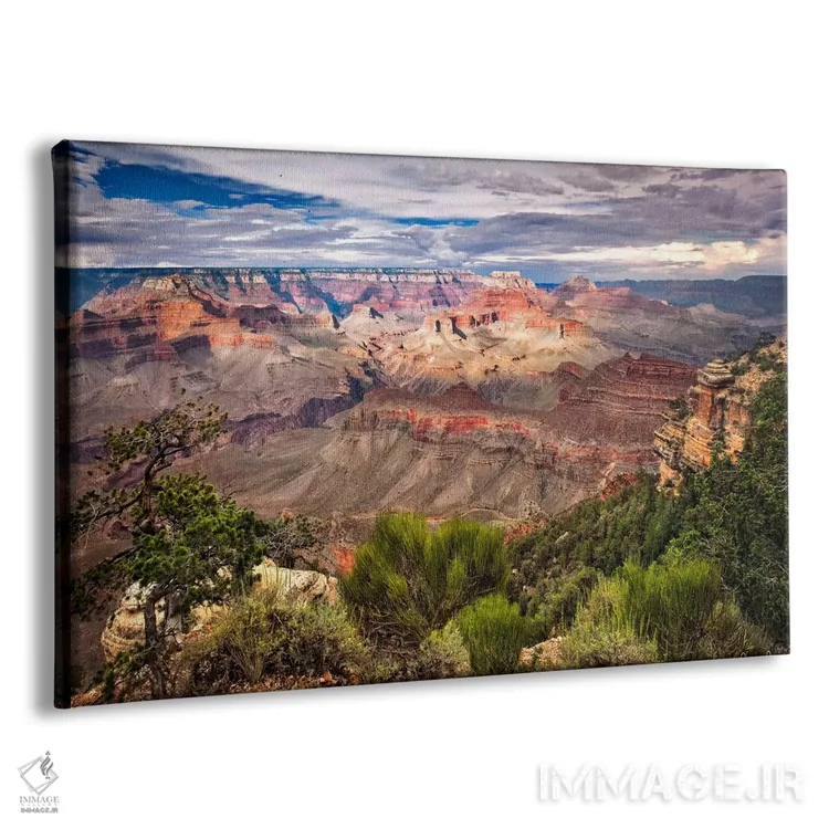 تابلو نمای دره VI اثر دیوید دروست - نمای پرسپکتیو محصول