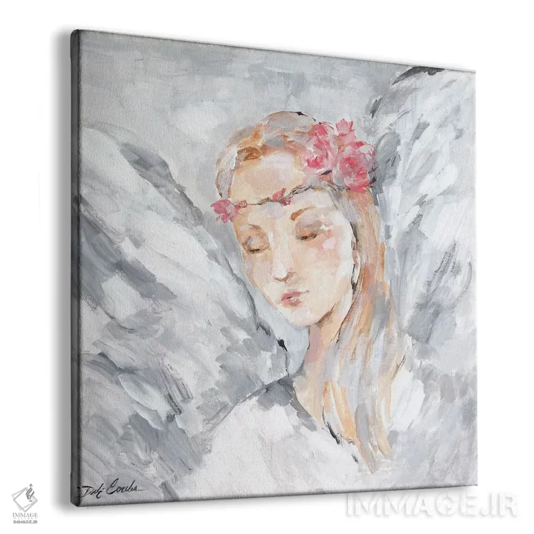 تابلو فرشته I اثر دبی کولز - نمای پرسپکتیو محصول