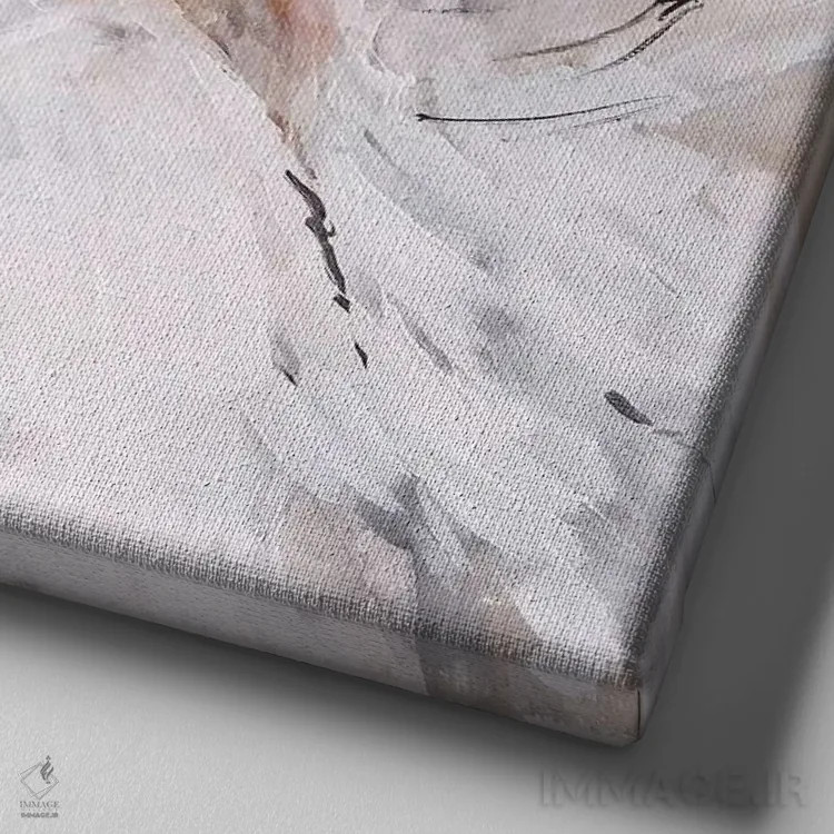 تابلو مراقبت کردن اثر دبی کولز - نمای نزدیک بافت بوم