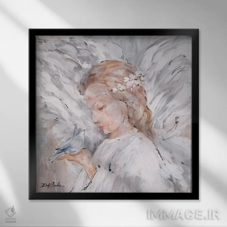 تابلو مراقبت کردن اثر دبی کولز - نمای قابدار مشکی