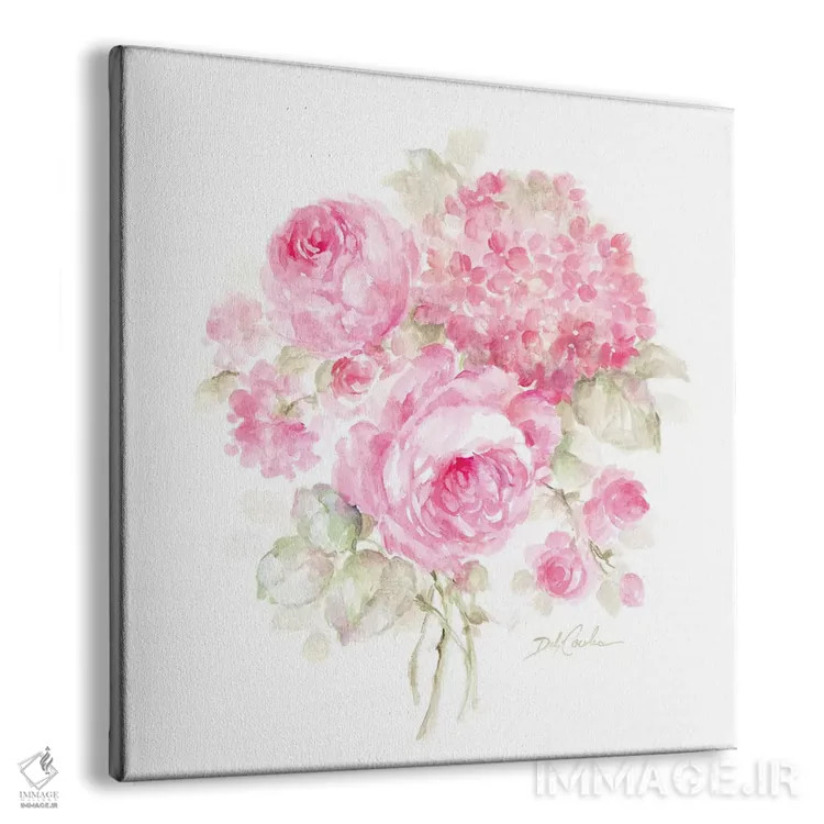 تابلو رزها و ادریسیها II اثر دبی کولز - نمای پرسپکتیو محصول