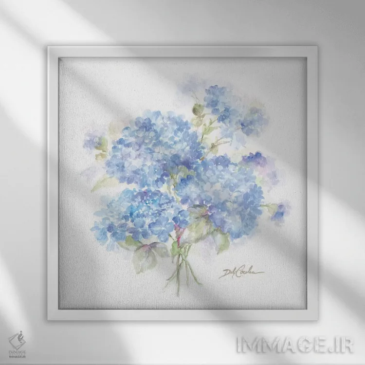 تابلو ادریسی II اثر دبی کولز - نمای قابدار سفید