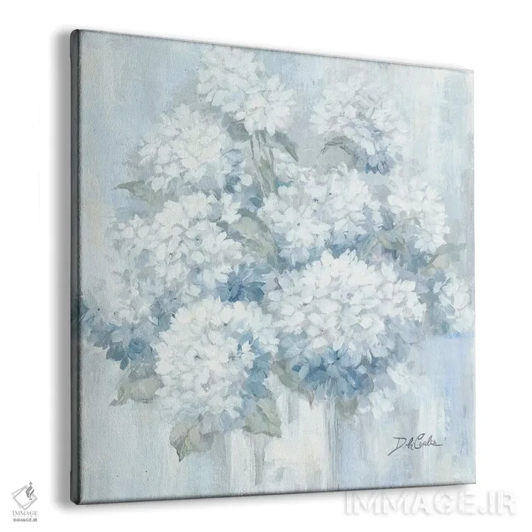 تابلو ادریسیهای سفید اثر دبی کولز - نمای پرسپکتیو محصول