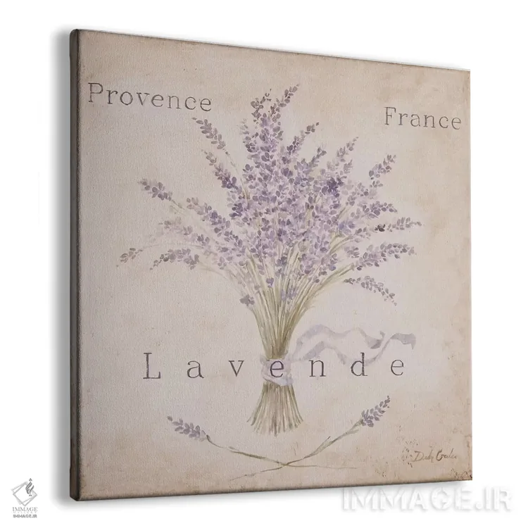 تابلو پنل اسطوخودوس اثر دبی کولز - نمای پرسپکتیو محصول