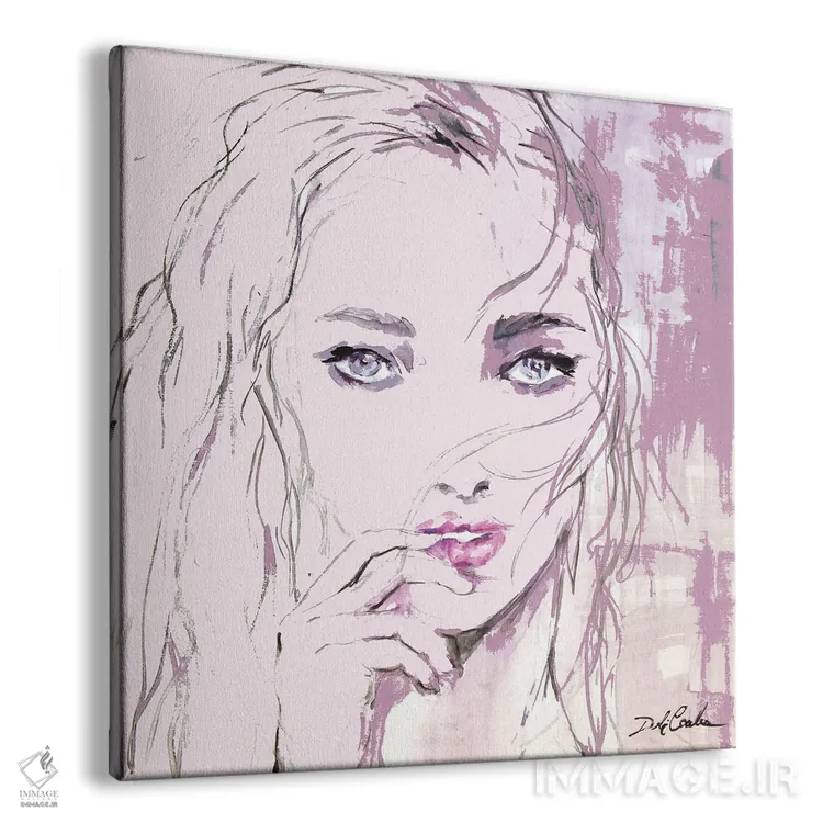 تابلو بوسه ۲ اثر دبی کولز - نمای پرسپکتیو محصول