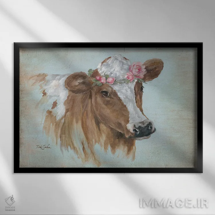 تابلو پنلوپه (نام زنانه) اثر دبی کولز - نمای قابدار مشکی