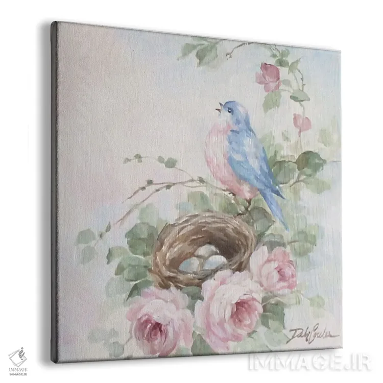 تابلو آواز پرندهٔ آبی ۲ اثر دبی کولز - نمای پرسپکتیو محصول