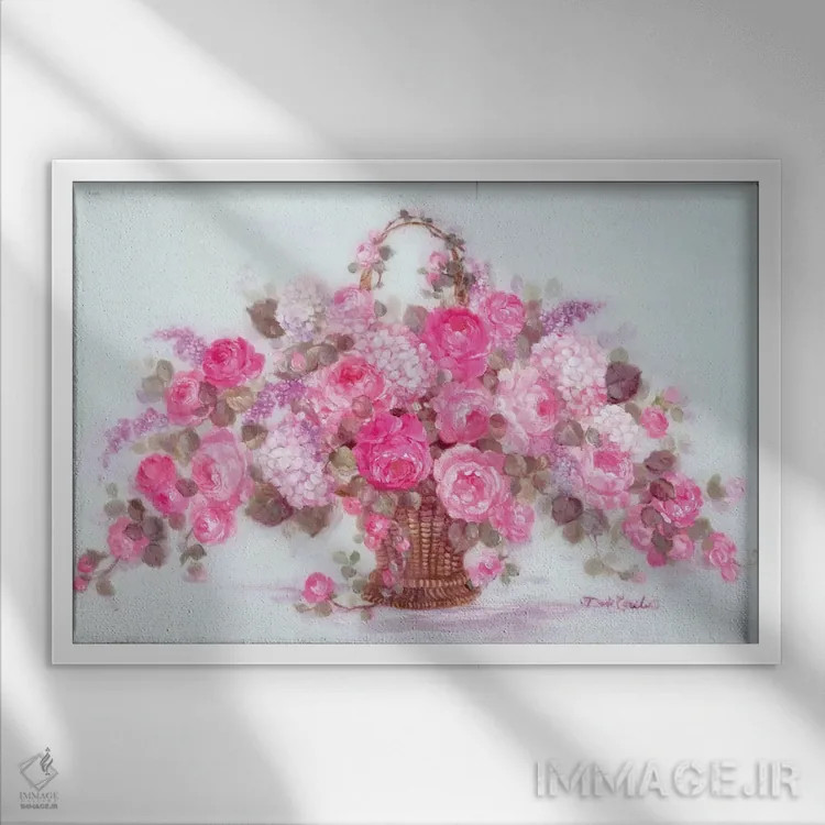 تابلو باغ مایکل اثر دبی کولز - نمای قابدار سفید