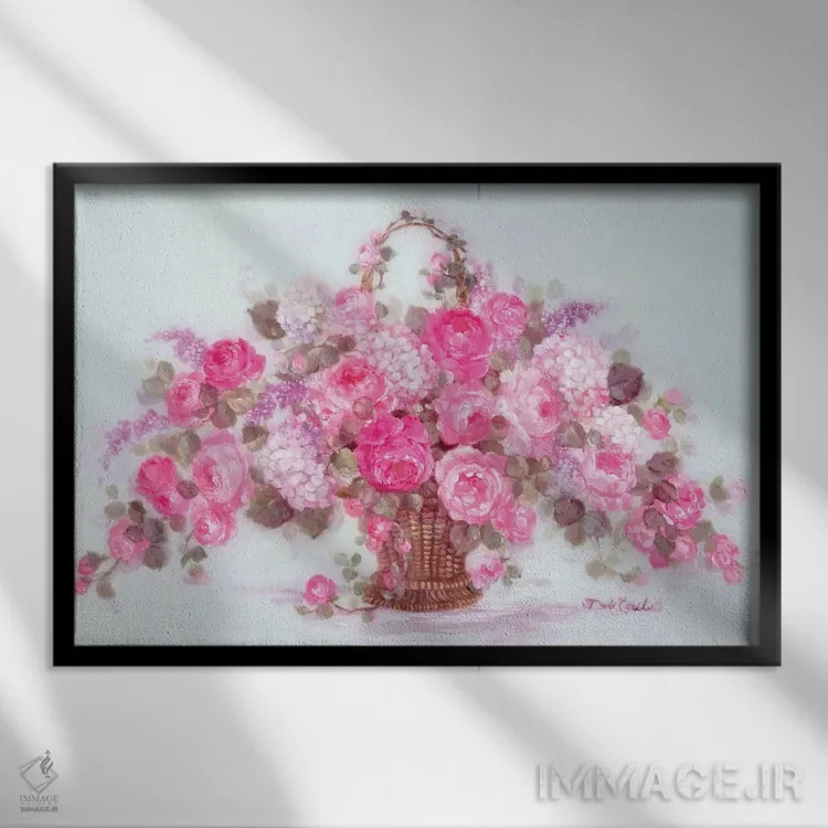 تابلو باغ مایکل اثر دبی کولز - نمای قابدار مشکی