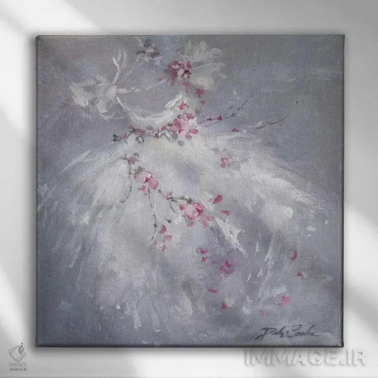 تابلو در معرض باد اثر دبی کولز - نمای روبهرو روی دیوار