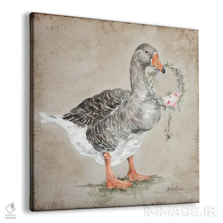 تابلو غاز با تاج گل اثر دبی کولز - نمای پرسپکتیو محصول