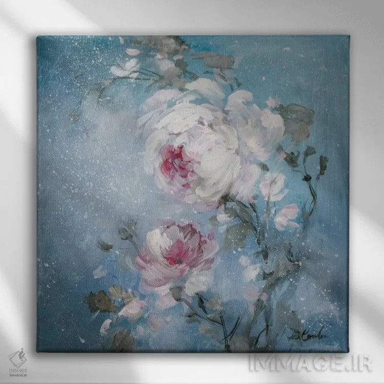 تابلو رز گرگومیش ۱ اثر دبی کولز - نمای روبهرو روی دیوار