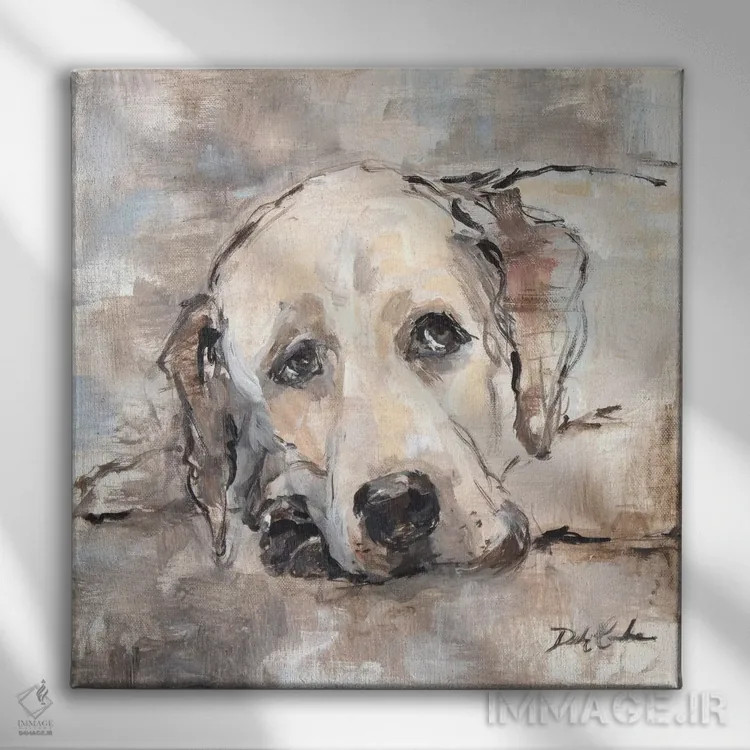 تابلو روزهای تنبل اثر دبی کولز - نمای روبهرو روی دیوار