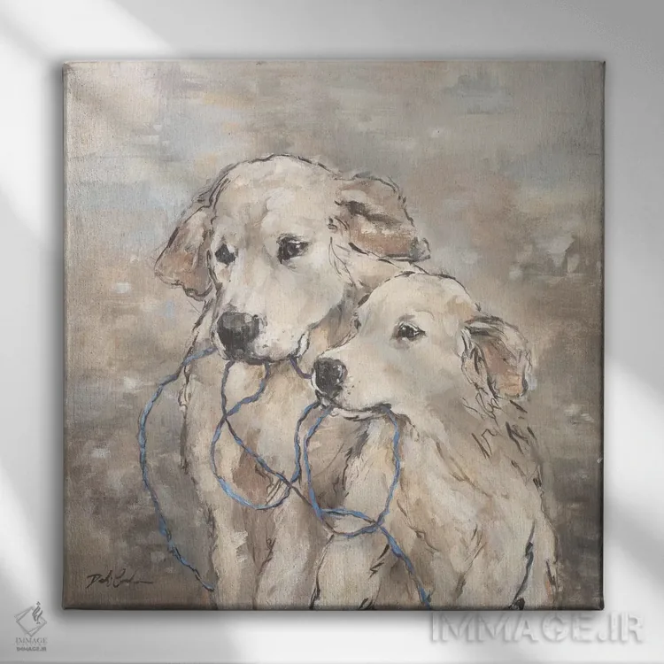 تابلو خانواده اثر دبی کولز - نمای روبهرو روی دیوار