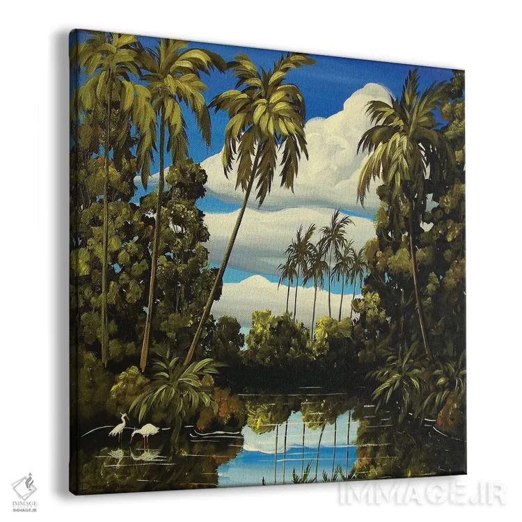 تابلو تالاب گرمسیری اثر دبی کریسول - نمای پرسپکتیو محصول