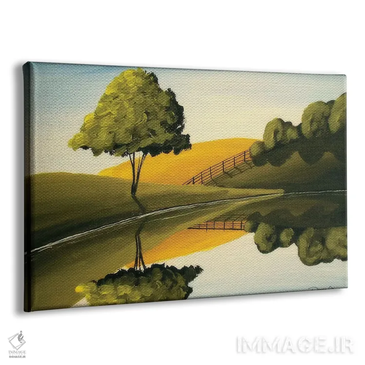 تابلو کرانهٔ دریاچه اثر دبی کریسول - نمای پرسپکتیو محصول