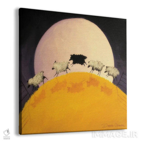 تابلو در هر جمع یک نفر هست (کنایه) اثر دبی کریسول - نمای پرسپکتیو محصول