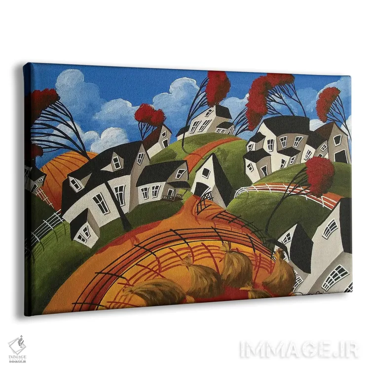 تابلو درهم و برهم اثر دبی کریسول - نمای پرسپکتیو محصول