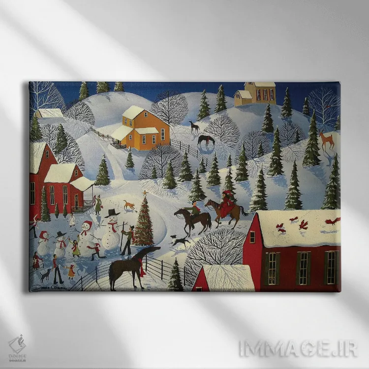 تابلو هدایای مادربزرگ اثر دبی کریسول - نمای روبهرو روی دیوار