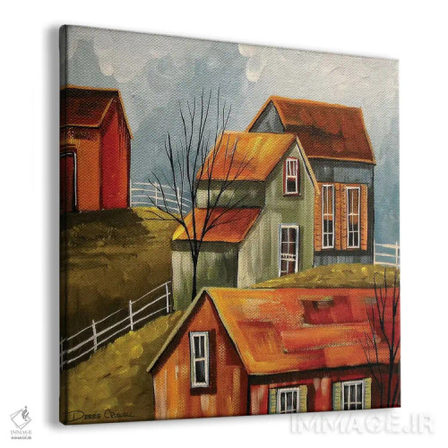 تابلو بوم و پوستر دیواری طرح «Country Color III» اثر Debbie Criswell - نمای پرسپکتیو محصول