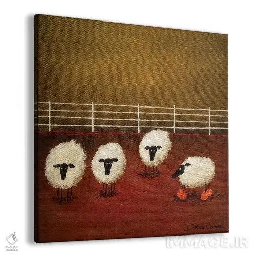 تابلو بوم و پوستر دیواری طرح «I Took The Shortcut» اثر Debbie Criswell - نمای پرسپکتیو محصول