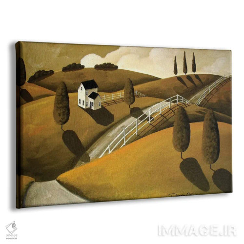 تابلو بوم و پوستر دیواری طرح «Across The Way» اثر Debbie Criswell - نمای پرسپکتیو محصول