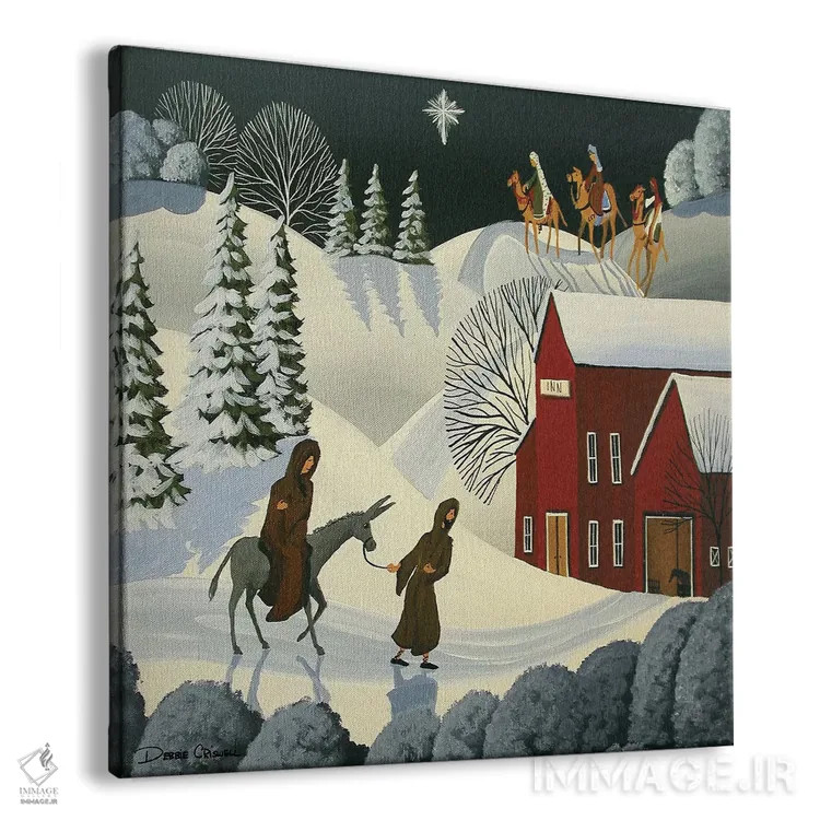 تابلو اولین کریسمس اثر دبی کریسول - نمای پرسپکتیو محصول