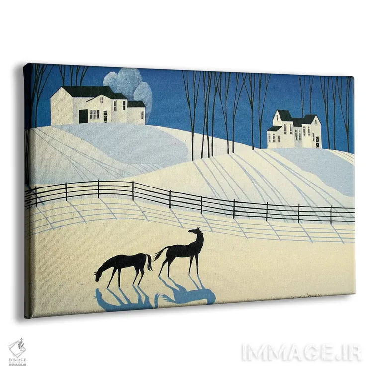 تابلو بلندترین سایههای زمستان اثر دبی کریسول - نمای پرسپکتیو محصول