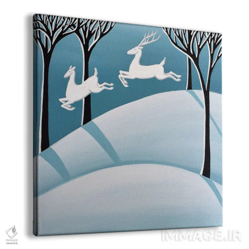 تابلو هدایت گوزنهای قطبی اثر دبی کریسول - نمای پرسپکتیو محصول