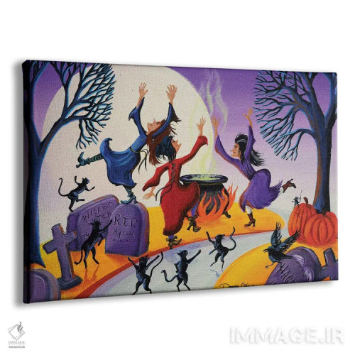 تابلو شلوغی معجونها (جادویی) اثر دبی کریسول - نمای پرسپکتیو محصول