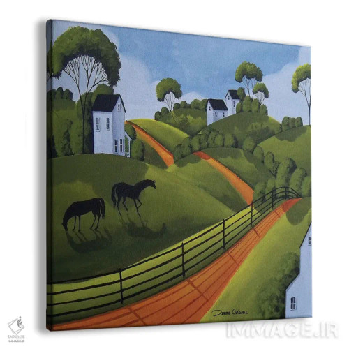 تابلو دوتا شبیه هم اثر دبی کریسول - نمای پرسپکتیو محصول