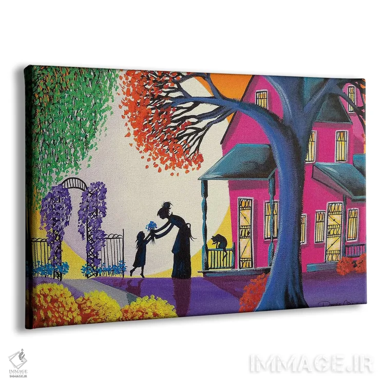 تابلو گلهایی برای مادر اثر دبی کریسول - نمای پرسپکتیو محصول