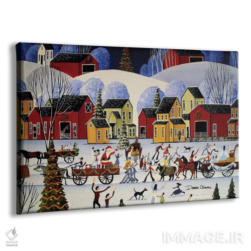 تابلو رژهٔ کریسمس اثر دبی کریسول - نمای پرسپکتیو محصول