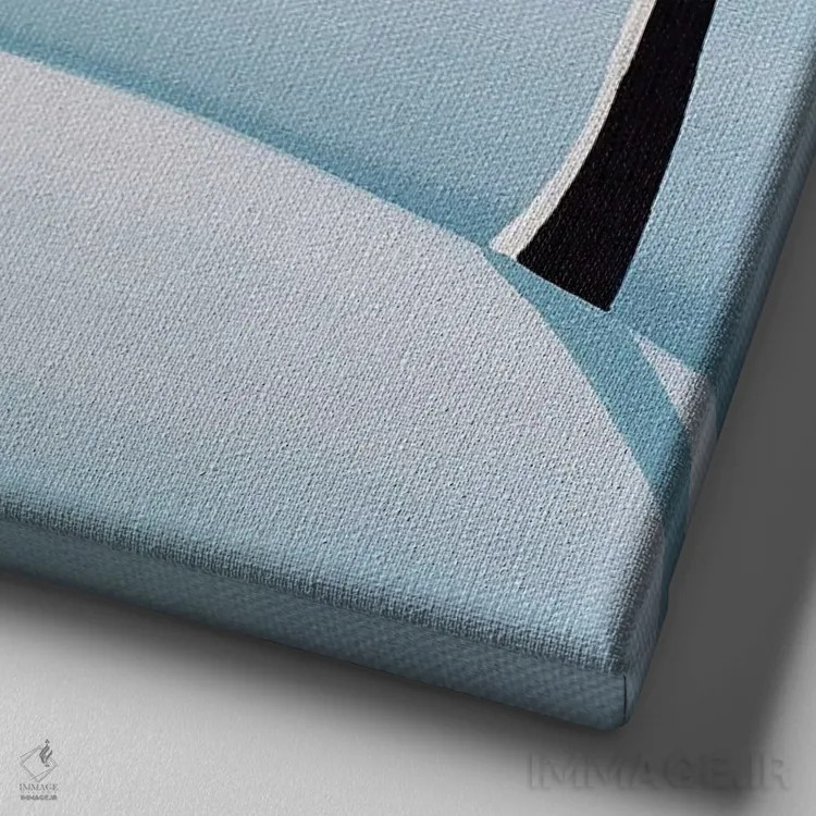 تابلو هدایت گوزنهای قطبی اثر دبی کریسول - نمای نزدیک بافت بوم