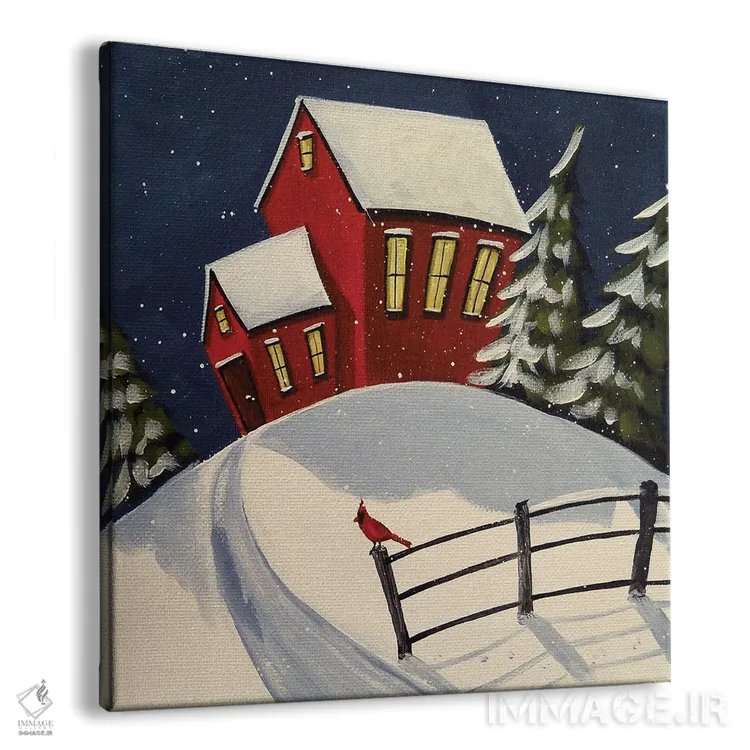 تابلو برکت کارباورال (پرنده) اثر دبی کریسول - نمای پرسپکتیو محصول