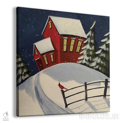 تابلو برکت کارباورال (پرنده) اثر دبی کریسول - نمای پرسپکتیو محصول