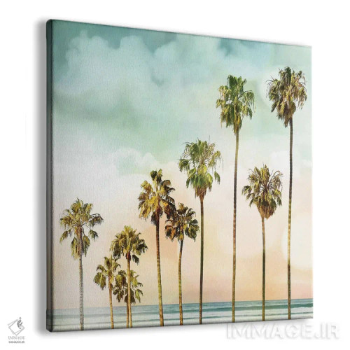 تابلو نخلهای ساحلی I اثر دوون دیویس - نمای پرسپکتیو محصول