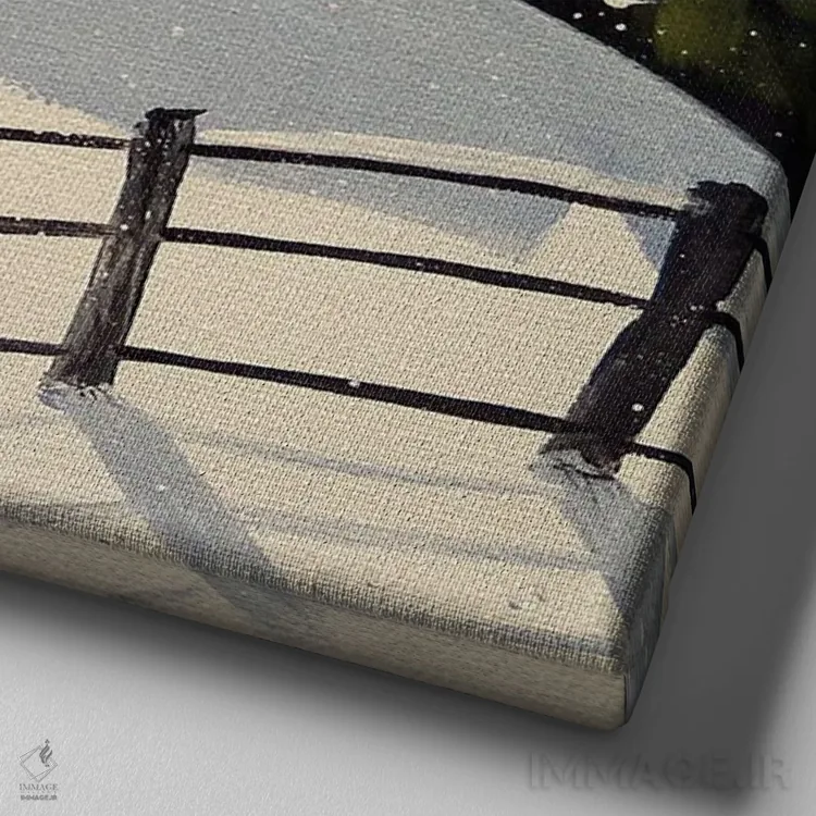 تابلو برکت کارباورال (پرنده) اثر دبی کریسول - نمای نزدیک بافت بوم