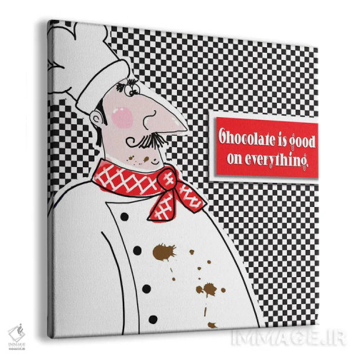 تابلو سرآشپز "بون اپتیت" یک اثر دیدر موشر - نمای پرسپکتیو محصول