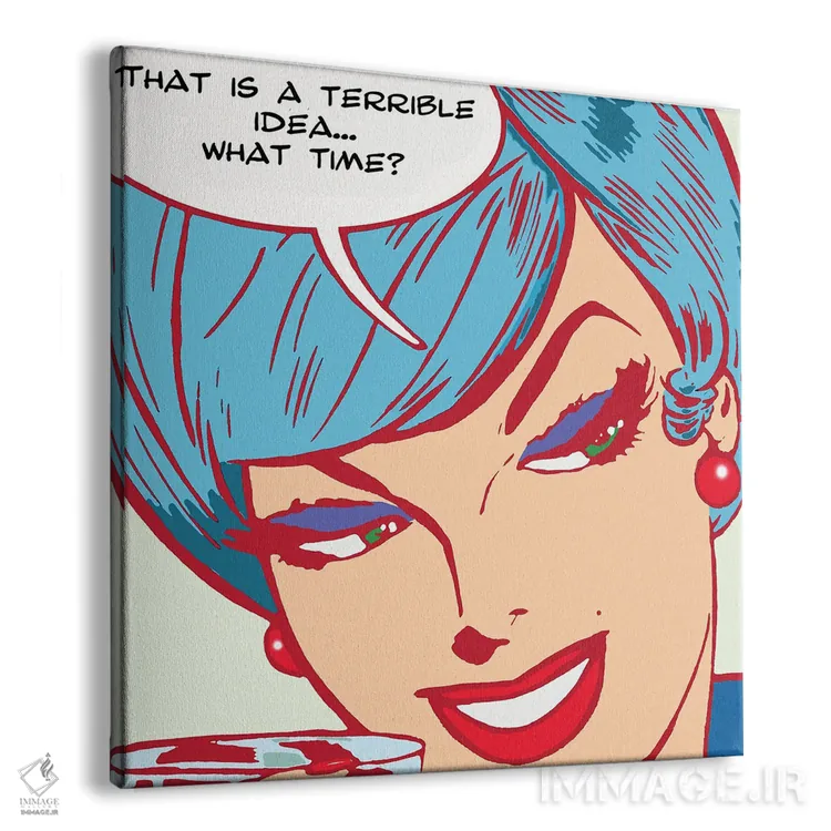 تابلو فکر وحشتناک اثر دی۱۳ایگو - نمای پرسپکتیو محصول