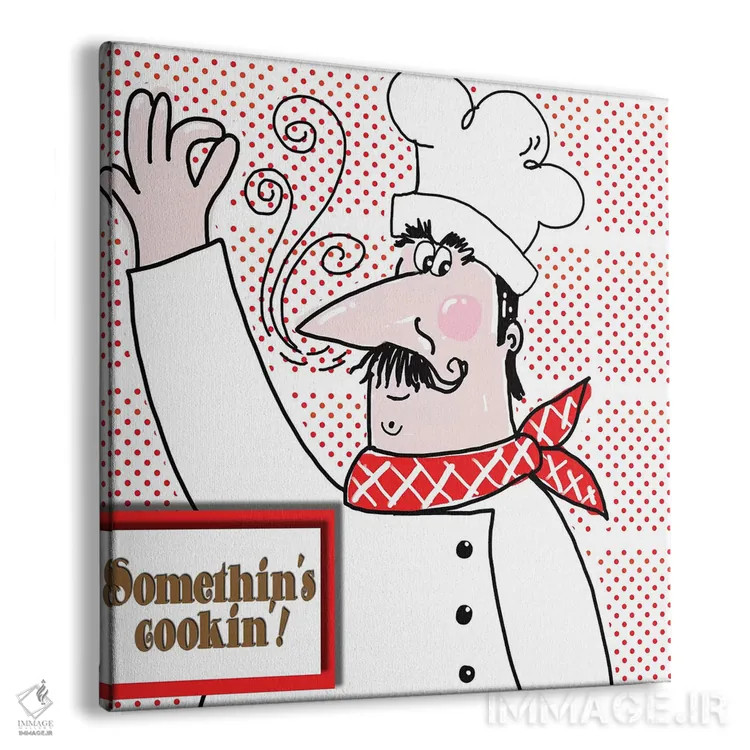 تابلو سرآشپز "بون اپتیت" دو اثر دیدر موشر - نمای پرسپکتیو محصول