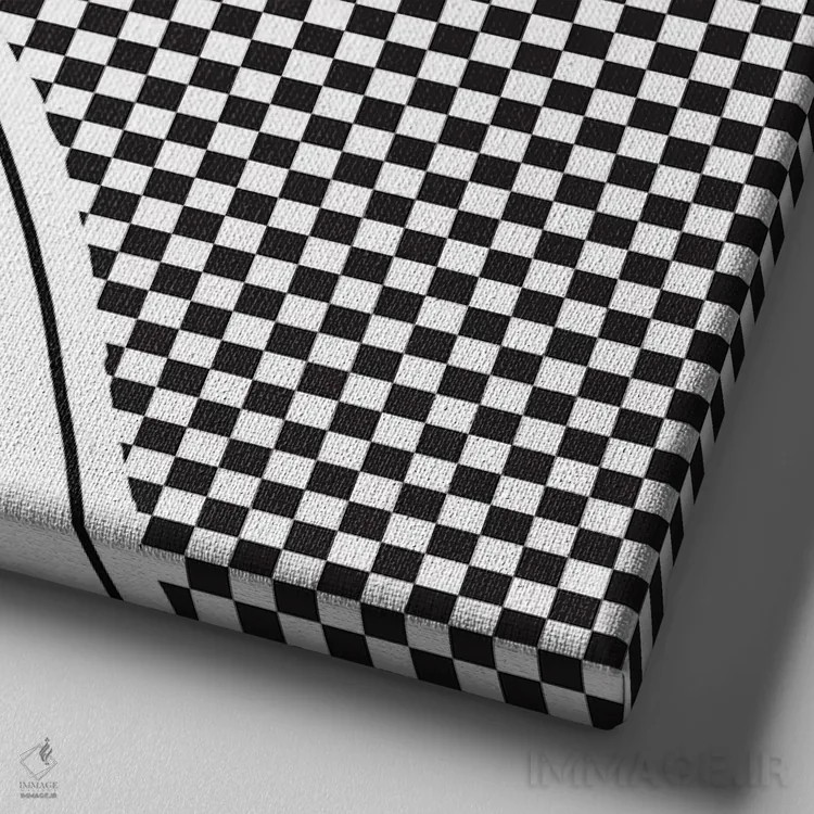 تابلو سرآشپز "بون اپتیت" یک اثر دیدر موشر - نمای نزدیک بافت بوم