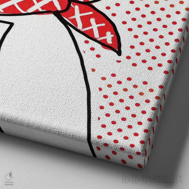 تابلو سرآشپز "بون اپتیت" دو اثر دیدر موشر - نمای نزدیک بافت بوم