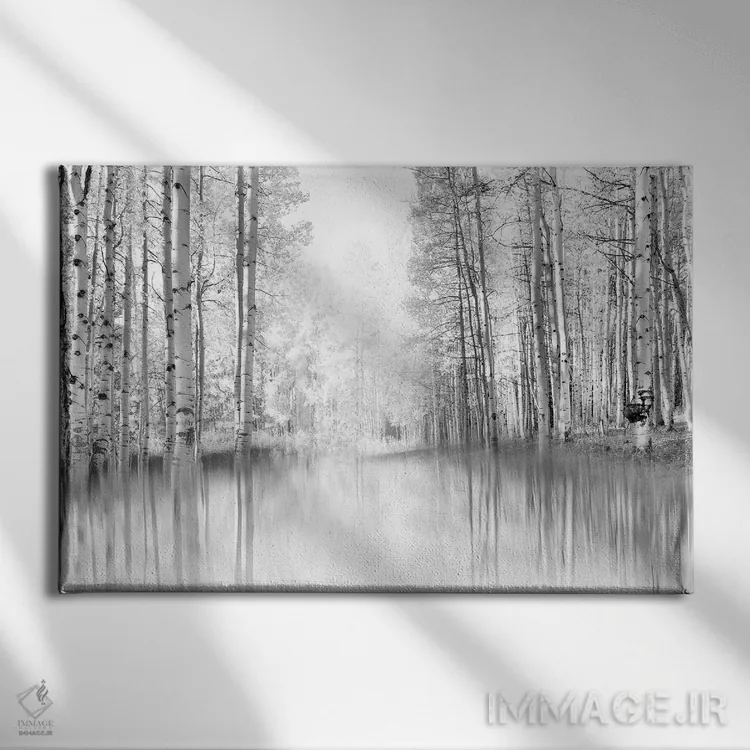 تابلو انعکاس آسپن اثر دانیتا دلیمنت - نمای روبهرو روی دیوار