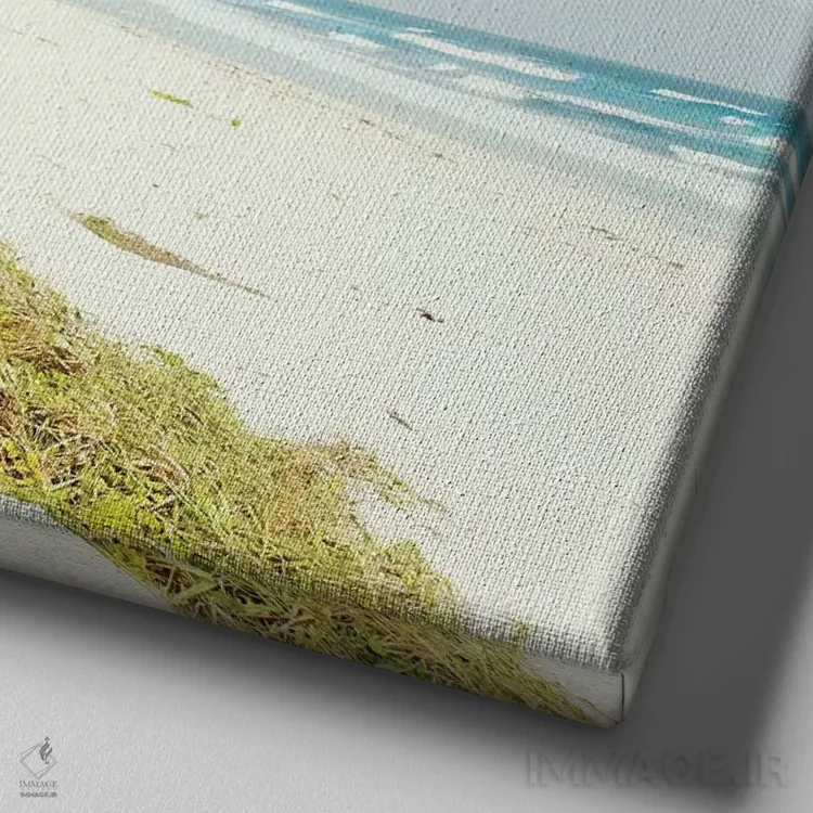 تابلو ساحل پونتا مورِنا اثر دانیتا دلیمنت - نمای نزدیک بافت بوم