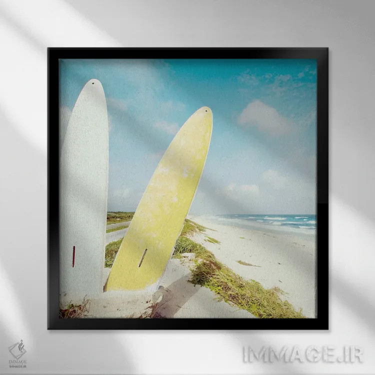 تابلو ساحل پونتا مورِنا اثر دانیتا دلیمنت - نمای قابدار مشکی