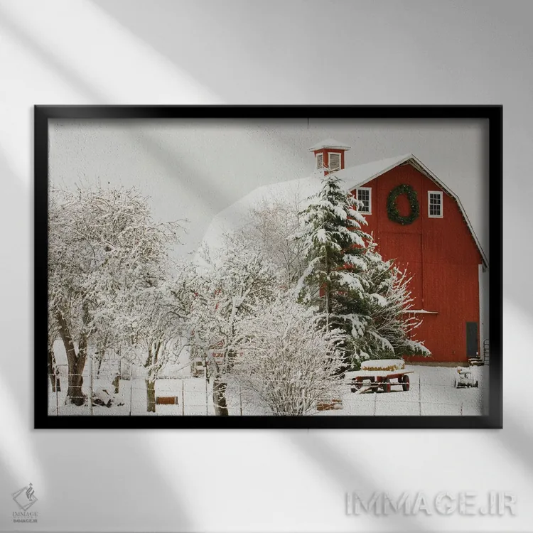 تابلو انبار شاد اثر دانیتا دلیمنت - نمای قابدار مشکی