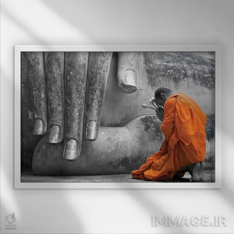 تابلو هدیه اثر دانیتا دلیمنت - نمای قابدار سفید