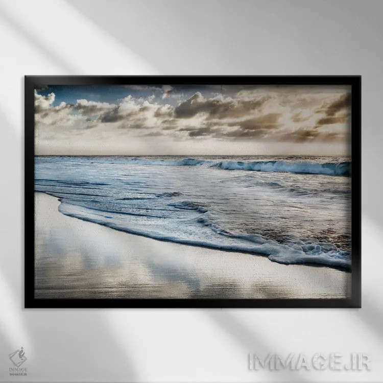 تابلو افق بیپایان اثر دانیتا دلیمنت - نمای قابدار مشکی