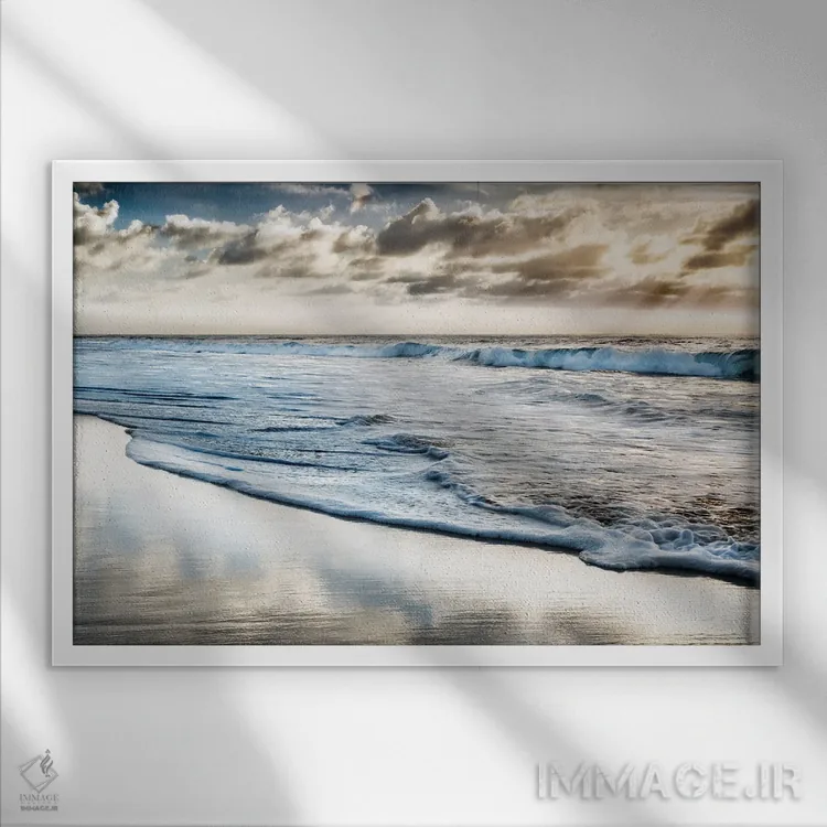 تابلو افق بیپایان اثر دانیتا دلیمنت - نمای قابدار سفید